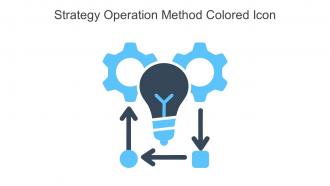 Strategy Operation Method Colored Icon In Powerpoint Pptx Png And Editable Eps Format