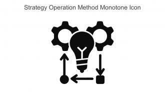 Strategy Operation Method Monotone Icon In Powerpoint Pptx Png And Editable Eps Format