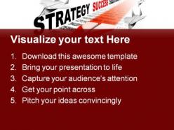 Strategy paper airplane business powerpoint templates and powerpoint backgrounds 0911