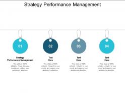 Strategy performance management ppt powerpoint presentation summary tips cpb