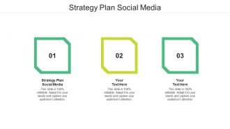 Strategy plan social media ppt powerpoint presentation summary gridlines cpb