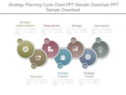 Strategy planning cycle chart ppt sample download ppt sample download