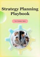 Strategy Planning Playbook Report Sample Example Document