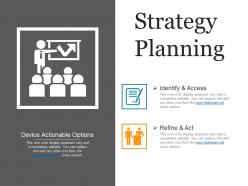 Strategy planning presentation visuals