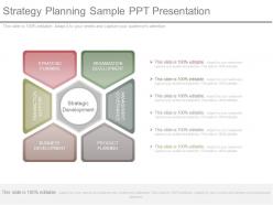 Strategy Planning Sample Ppt Presentation