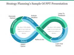 Strategy plannings sample of ppt presentation