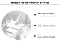 Strategy process product services ppt powerpoint presentation gallery graphics cpb