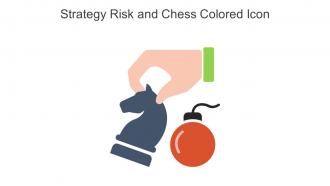 Strategy Risk And Chess Colored Icon In Powerpoint Pptx Png And Editable Eps Format