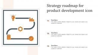 Strategy Roadmap For Product Development Icon
