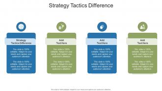 Strategy Tactics Difference In Powerpoint And Google Slides Cpb