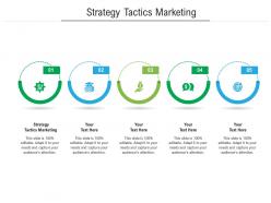 Strategy tactics marketing ppt powerpoint presentation slides graphics download cpb