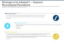 Strategy to be adopted 1 improve recruitment procedures shortage of skilled labor ppt images