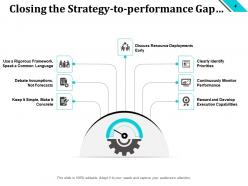 Strategy To Performance Framework Powerpoint Presentation Slides