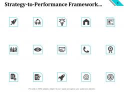 Strategy To Performance Framework Powerpoint Presentation Slides