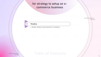 Strategy To Setup An E Commerce Business Powerpoint Presentation Slides Strategy CD Template Idea