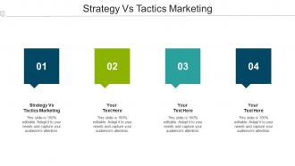 Strategy Vs Tactics Marketing Ppt Powerpoint Presentation Portfolio Graphics Cpb