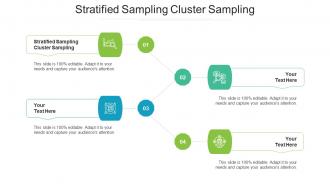 Stratified Sampling Cluster Sampling Ppt Powerpoint Presentation File Elements Cpb