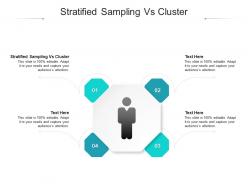 Stratified sampling vs cluster ppt powerpoint presentation infographic template show cpb