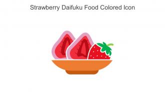 Strawberry Daifuku Food Colored Icon In Powerpoint Pptx Png And Editable Eps Format