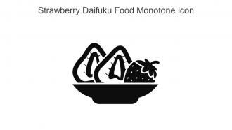 Strawberry Daifuku Food Monotone Icon In Powerpoint Pptx Png And Editable Eps Format