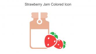 Strawberry Jam Colored Icon In Powerpoint Pptx Png And Editable Eps Format