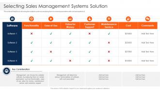 Strawman Project Plan Selecting Sales Management Systems Solution