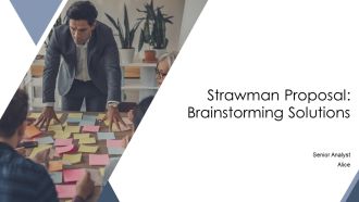 Strawman Proposal Brainstorming Solutions PPT Demonstration AT