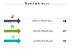 Streaming analytics ppt powerpoint presentation model example cpb