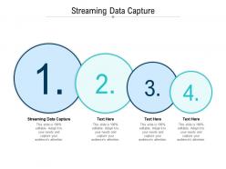 Streaming data capture ppt powerpoint presentation slides skills cpb
