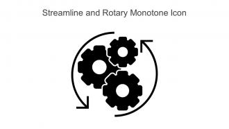 Streamline And Rotary Monotone Icon In Powerpoint Pptx Png And Editable Eps Format
