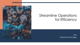 Streamline Operations For Efficiency PPT Designs AT