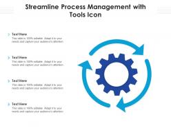 Streamline process management with tools icon