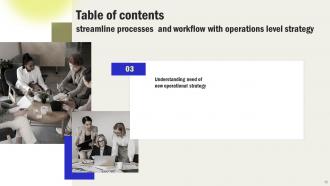 Streamline Processes And Workflow With Operations Level Strategy Complete Deck Strategy CD V Graphical Captivating
