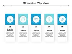 Streamline workflow ppt powerpoint presentation ideas rules cpb