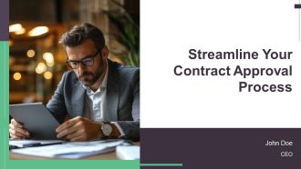 Streamline Your Contract Approval Process PPT PowerPoint AT