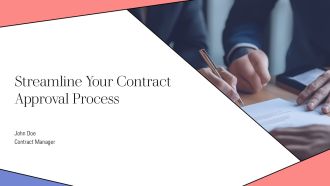 Streamline Your Contract Approval Process PPT Slides AT