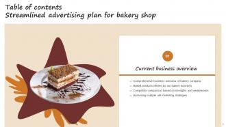 Streamlined Advertising Plan For Bakery Shop Powerpoint Presentation Slides MKT CD V Downloadable Captivating