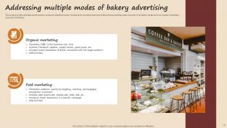 Streamlined Advertising Plan For Bakery Shop Powerpoint Presentation Slides MKT CD V Appealing Captivating