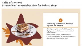 Streamlined Advertising Plan For Bakery Shop Powerpoint Presentation Slides MKT CD V Captivating Aesthatic
