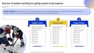 Streamlined Ambush Marketing Techniques Overview Of Ambush Marketing For Getting Massive MKT SS V
