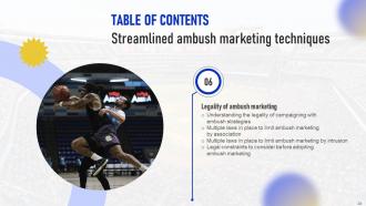 Streamlined Ambush Marketing Techniques Powerpoint Presentation Slides MKT CD V Engaging Content Ready