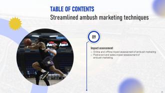Streamlined Ambush Marketing Techniques Powerpoint Presentation Slides MKT CD V Content Ready Editable