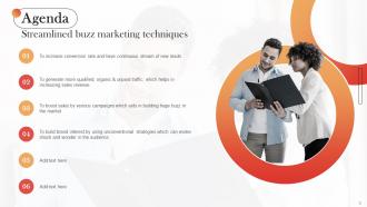 Streamlined Buzz Marketing Techniques Powerpoint Presentation Slides MKT CD V Engaging Downloadable