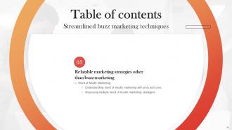 Streamlined Buzz Marketing Techniques Powerpoint Presentation Slides MKT CD V Aesthatic Customizable