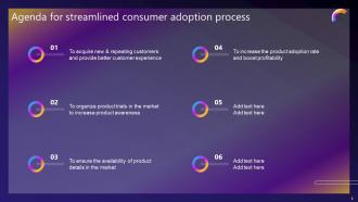 Streamlined Consumer Adoption Process Complete Deck Good Unique
