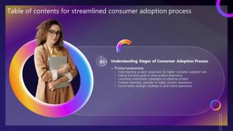 Streamlined Consumer Adoption Process Table Of Contents