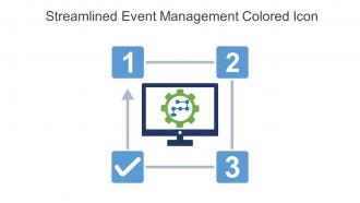 Streamlined Event Management Colored Icon In Powerpoint Pptx Png And Editable Eps Format