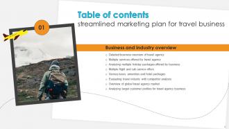 Streamlined Marketing Plan For Travel Business Powerpoint Presentation Slides Strategy CD V Compatible Professionally