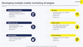 Streamlined Online Marketing Developing Multiple Mobile Marketing Strategies MKT SS V
