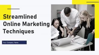 Streamlined Online Marketing Techniques Powerpoint Presentation Slides MKT CD V